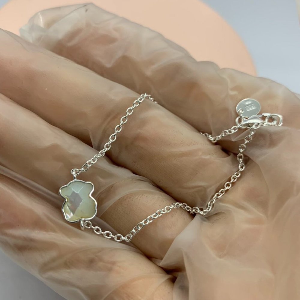 Tous Silver TOUS Color Bracelet with faceted mother-of-pearl